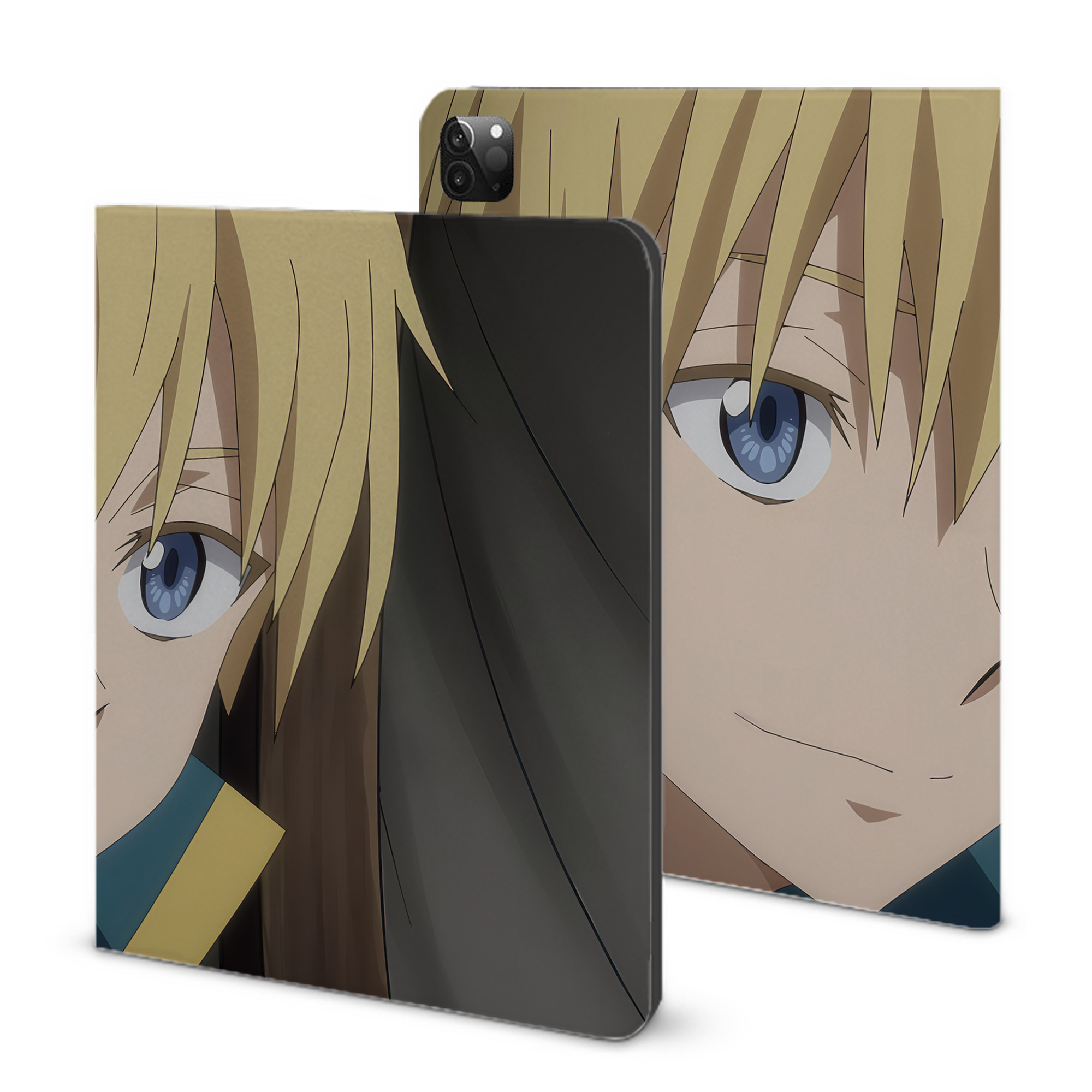 （画像用） 転スラ Regarding Reincarnated to Slime IPadケース ペンホルダー付き ブックスタイルデザイン